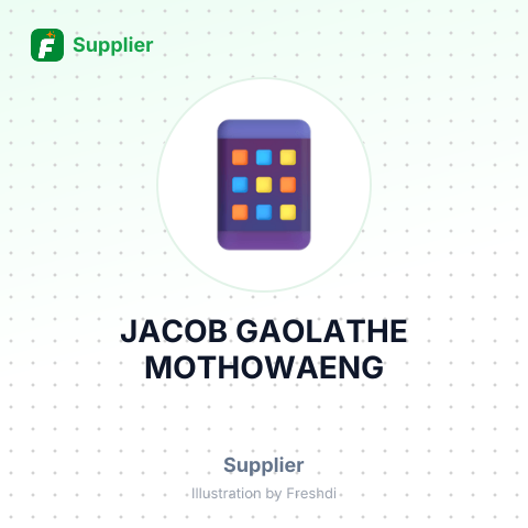 JACOB GAOLATHE MOTHOWAENG – summary card, no photo uploaded yet