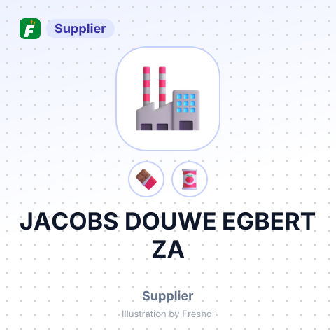 JACOBS DOUWE EGBERT ZA – summary card, no photo uploaded yet