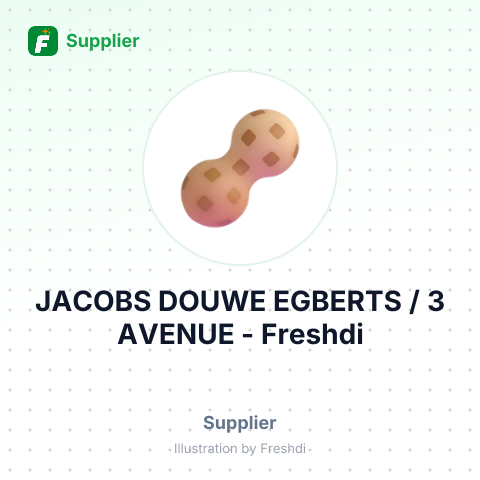 JACOBS DOUWE EGBERTS / 3 AVENUE – summary card, no photo uploaded yet