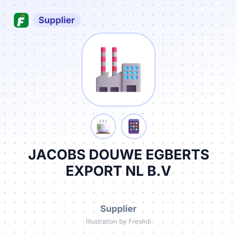 JACOBS DOUWE EGBERTS EXPORT NL B.V – summary card, no photo uploaded yet