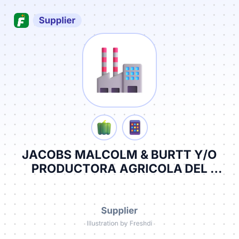 JACOBS MALCOLM & BURTT Y/O PRODUCTORA AGRICOLA DEL CAMPO, S. DE R.L. DE C.V – summary card, no photo uploaded yet