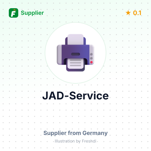 JAD-Service – summary card, no photo uploaded yet