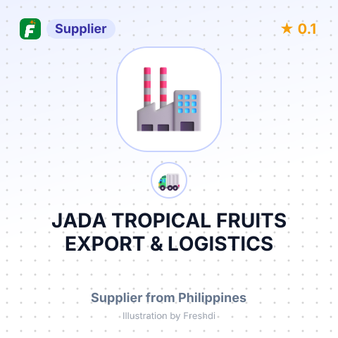 JADA TROPICAL FRUITS EXPORT & LOGISTICS FAO:MODERNA FRESH FRUITS – summary card, no photo uploaded yet