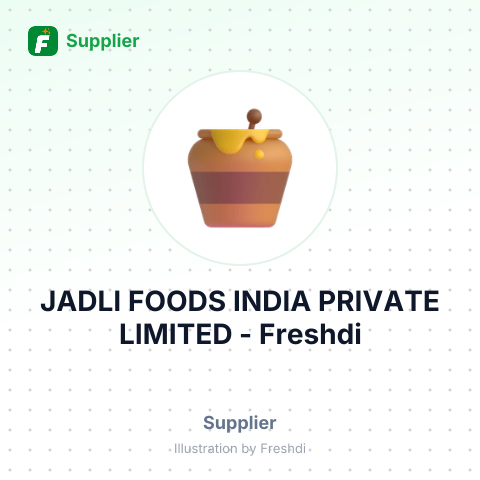 JADLI FOODS INDIA PRIVATE LIMITED – summary card, no photo uploaded yet