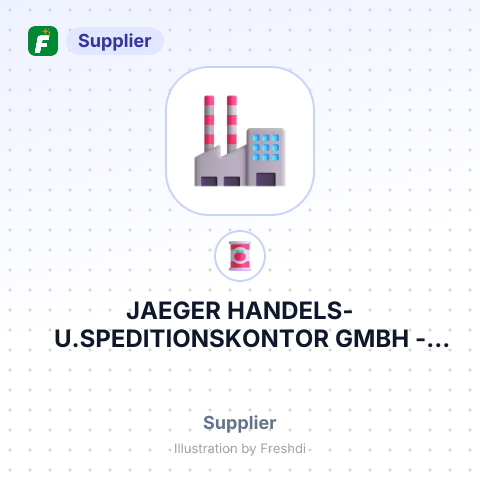 JAEGER HANDELS-U.SPEDITIONSKONTOR GMBH – summary card, no photo uploaded yet