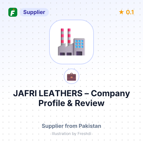 JAFRI LEATHERS – summary card, no photo uploaded yet