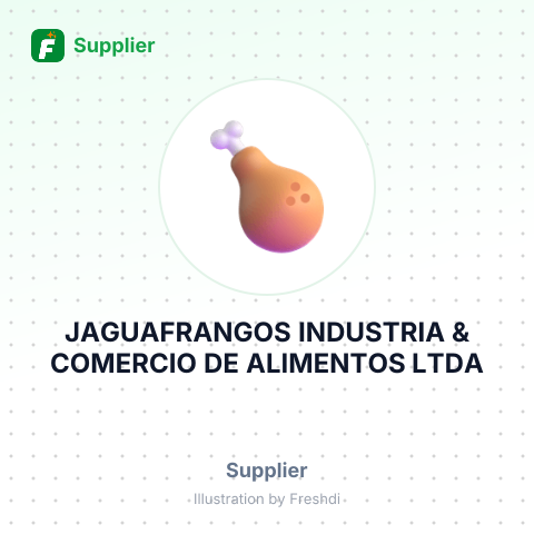 JAGUAFRANGOS INDUSTRIA & COMERCIO DE ALIMENTOS LTDA – summary card, no photo uploaded yet