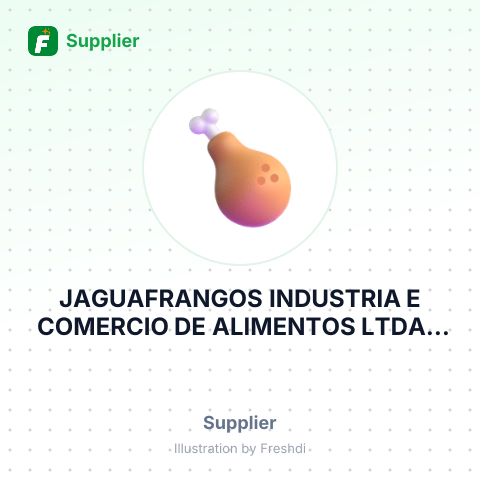 JAGUAFRANGOS INDUSTRIA E COMERCIO DE ALIMENTOS LTDA – summary card, no photo uploaded yet
