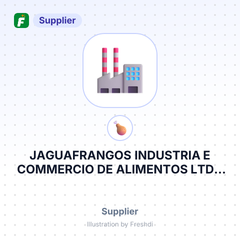JAGUAFRANGOS INDUSTRIA E COMMERCIO DE ALIMENTOS LTDA – summary card, no photo uploaded yet