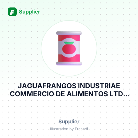 JAGUAFRANGOS INDUSTRIAE COMMERCIO DE ALIMENTOS LTDA – summary card, no photo uploaded yet