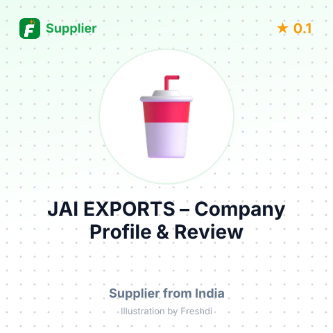JAI EXPORTS – summary card, no photo uploaded yet