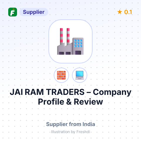 JAI RAM TRADERS – summary card, no photo uploaded yet