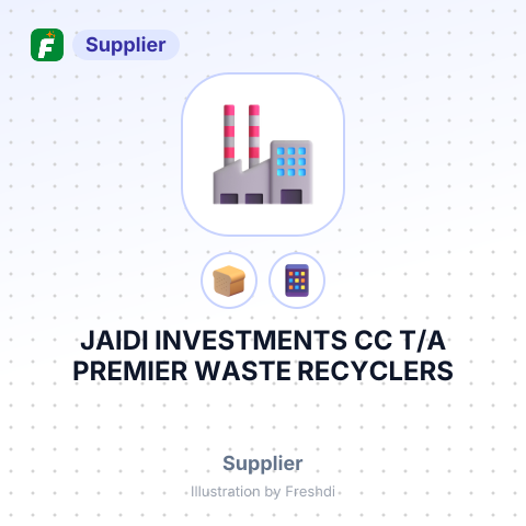 JAIDI INVESTMENTS CC T/A PREMIER WASTE RECYCLERS – summary card, no photo uploaded yet