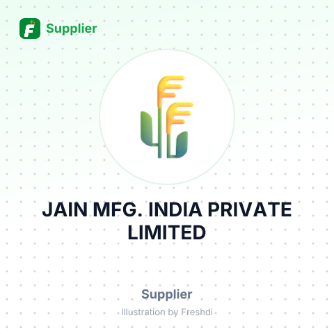 JAIN MFG. INDIA PRIVATE LIMITED – summary card, no photo uploaded yet