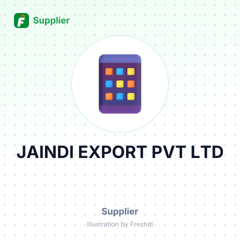 JAINDI EXPORT PVT LTD – summary card, no photo uploaded yet