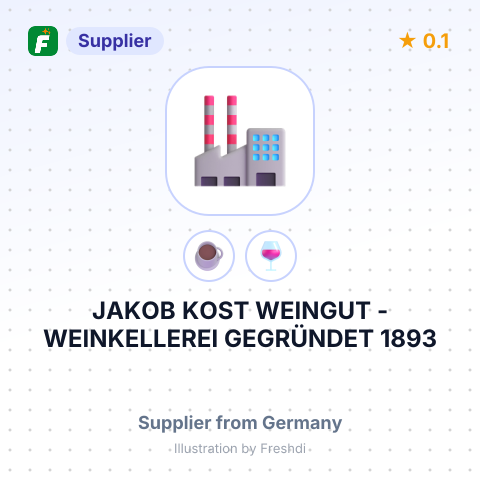 JAKOB KOST WEINGUT -WEINKELLEREI GEGRÜNDET 1893 – summary card, no photo uploaded yet