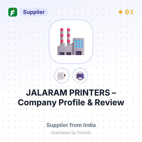 JALARAM PRINTERS – summary card, no photo uploaded yet