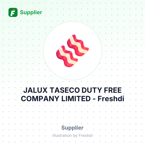 JALUX TASECO DUTY FREE COMPANY LIMITED – summary card, no photo uploaded yet