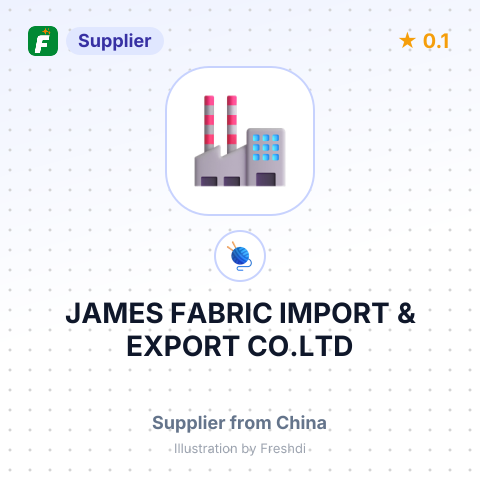 JAMES FABRIC IMPORT & EXPORT CO.LTD – summary card, no photo uploaded yet