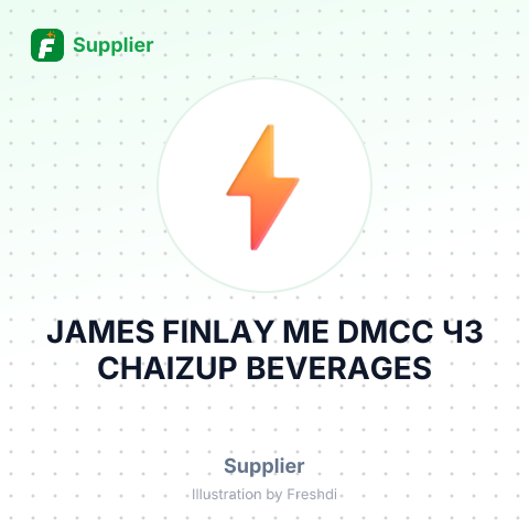 JAMES FINLAY ME DMCC ЧЗ CHAIZUP BEVERAGES – summary card, no photo uploaded yet
