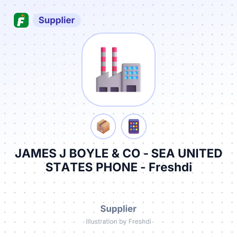 JAMES J BOYLE & CO - SEA UNITED STATES PHONE – summary card, no photo uploaded yet