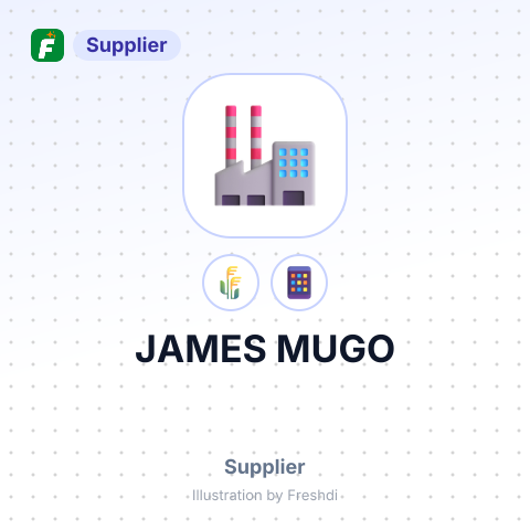JAMES MUGO – summary card, no photo uploaded yet