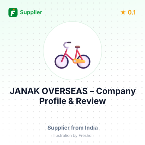 JANAK OVERSEAS – summary card, no photo uploaded yet