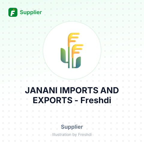 JANANI IMPORTS AND EXPORTS – summary card, no photo uploaded yet