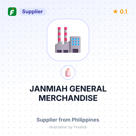 JANMIAH GENERAL MERCHANDISE – summary card, no photo uploaded yet