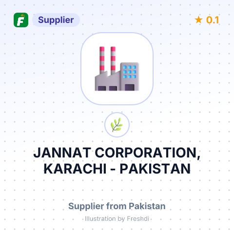 JANNAT CORPORATION, KARACHI - PAKISTAN – summary card, no photo uploaded yet