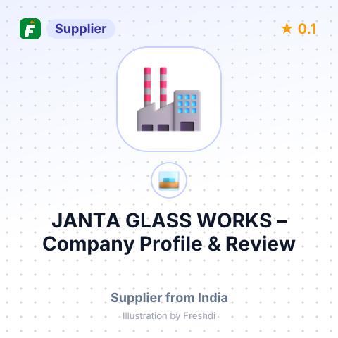 JANTA GLASS WORKS – summary card, no photo uploaded yet