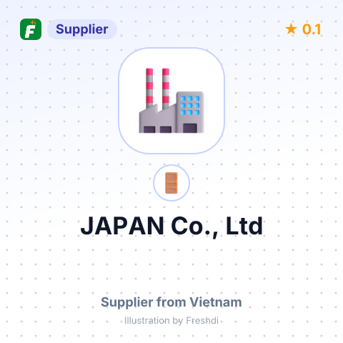 JAPAN Co., Ltd – summary card, no photo uploaded yet
