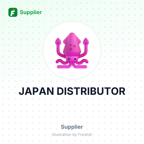 JAPAN DISTRIBUTOR – summary card, no photo uploaded yet