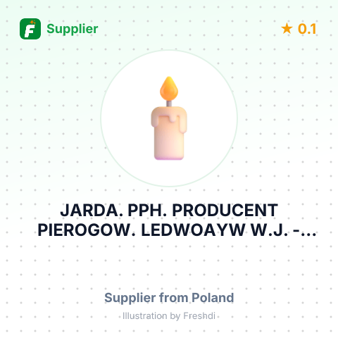JARDA. PPH. PRODUCENT PIEROGOW. LEDWOAYW W.J. – summary card, no photo uploaded yet