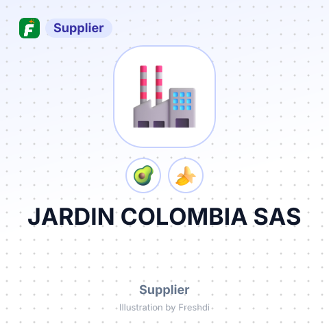 JARDIN COLOMBIA SAS – summary card, no photo uploaded yet
