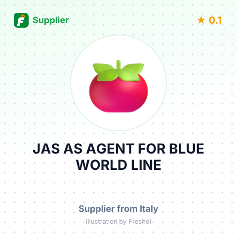JAS AS AGENT FOR BLUE WORLD LINE – summary card, no photo uploaded yet