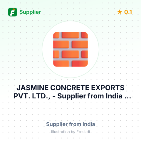JASMINE CONCRETE EXPORTS PVT. LTD., – summary card, no photo uploaded yet