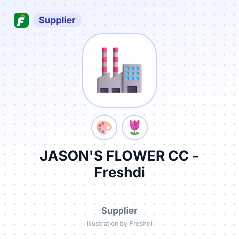 JASON'S FLOWER CC – summary card, no photo uploaded yet