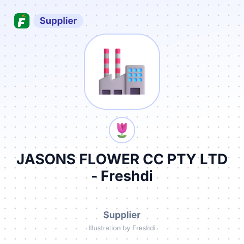 JASONS FLOWER CC PTY LTD – summary card, no photo uploaded yet