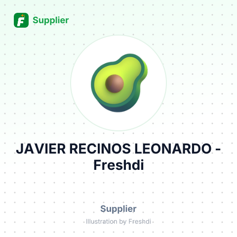 JAVIER RECINOS LEONARDO – summary card, no photo uploaded yet