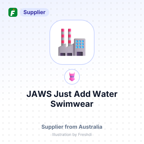JAWS Just Add Water Swimwear – summary card, no photo uploaded yet