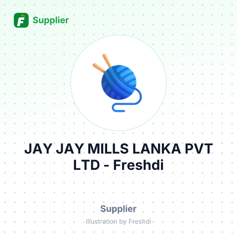 JAY JAY MILLS LANKA PVT LTD – summary card, no photo uploaded yet