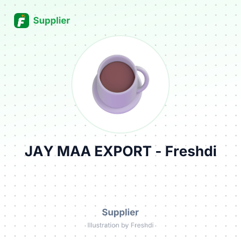 JAY MAA EXPORT – summary card, no photo uploaded yet