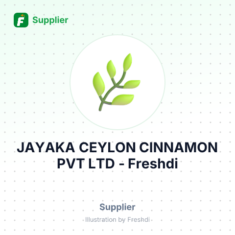 JAYAKA CEYLON CINNAMON PVT LTD – summary card, no photo uploaded yet