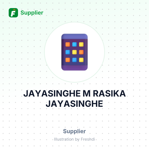 JAYASINGHE M RASIKA JAYASINGHE – summary card, no photo uploaded yet