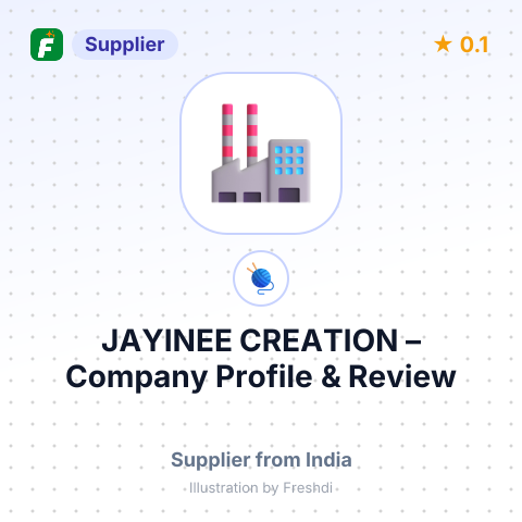 JAYINEE CREATION – summary card, no photo uploaded yet