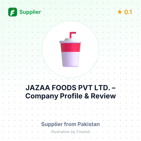 JAZAA FOODS PVT LTD. – summary card, no photo uploaded yet