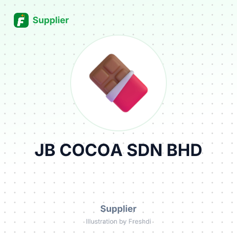 JB COCOA SDN BHD – summary card, no photo uploaded yet