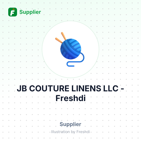 JB COUTURE LINENS LLC – summary card, no photo uploaded yet