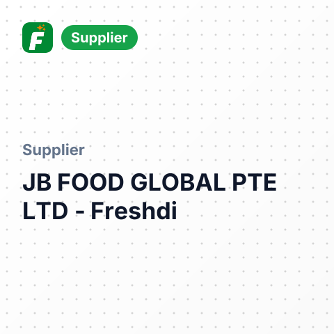 JB FOOD GLOBAL PTE LTD – summary card, no photo uploaded yet